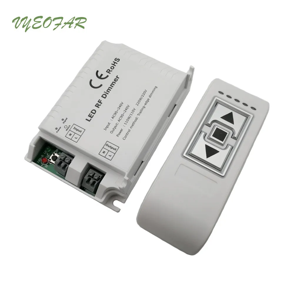 Новый Led Triac диммер высокой Напряжение 100V 240VAC ведущих задней кромкой ELV затемняя