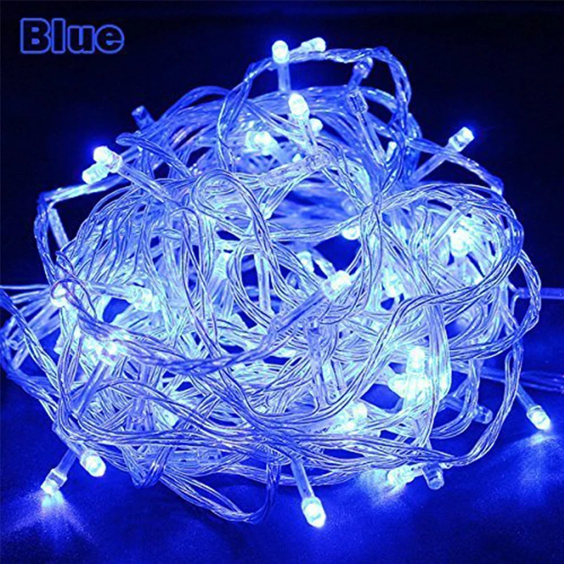 LED String Holiday Light Christmas Lights 110V/220V 10m/100LEDs With 8 Modes for Holiday/Party/Decoration Free shipping | Лампы и