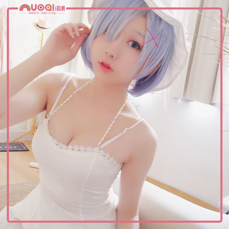 Белое платье для косплея Ram Rem из аниме RE: ZERO Start Life in other World| |