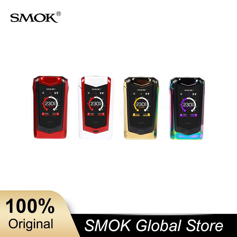 Оригинальный SMOK Species 230 Вт бокс мод с сенсорным экраном TC Vape MOD питается от 2