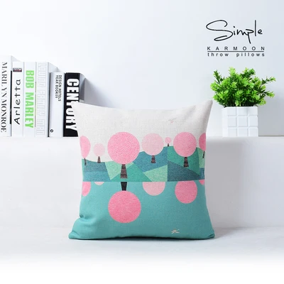 Winter Travel Light Four Seasons Landscape View Cool Massager Decorative Vintage Pillows Pillow Case Cover Home Decor Lover Gift | Дом и сад
