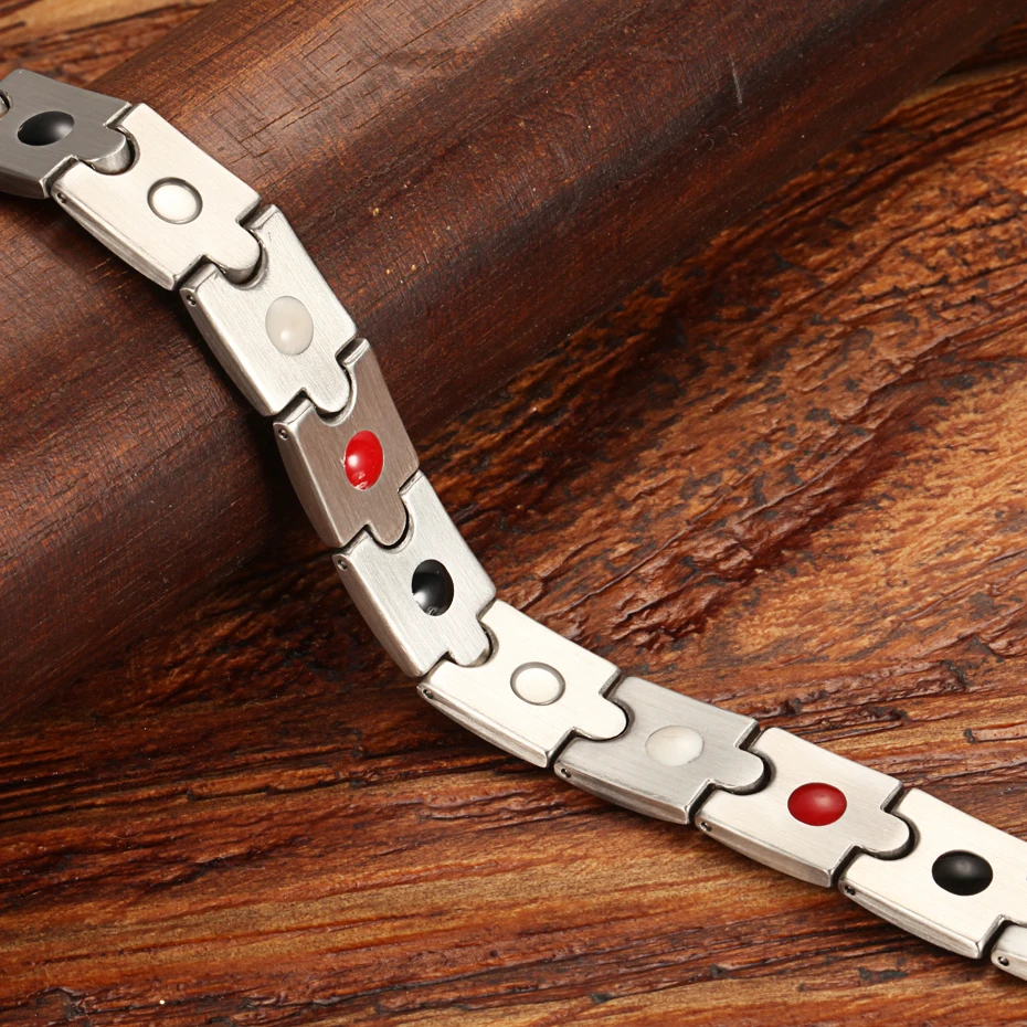 

WelMag Health Fashion Bracelets & Bangles Magnetic charm Jewelry Bio Energy Bracelet For Men / Woman Blood Pressure Accessory