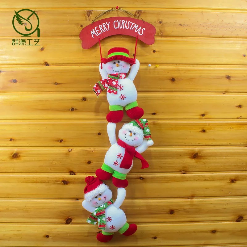 Letter card snowman/the old man is hanged Christmas decorations festive supplies tree widget | Дом и сад