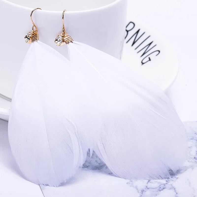 Женские винтажные серьги подвески в богемном стиле с длинной бахромой 2017|dangling