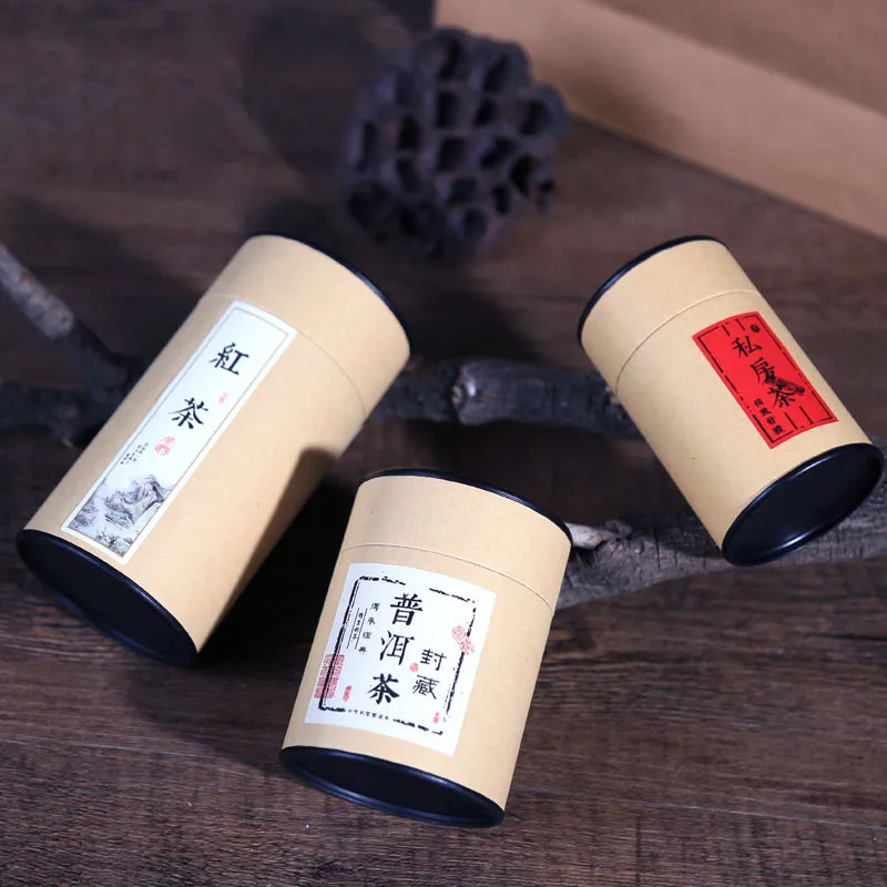 Упаковка для чая трубка рисования Упаковочная упаковка Оптовая торговля