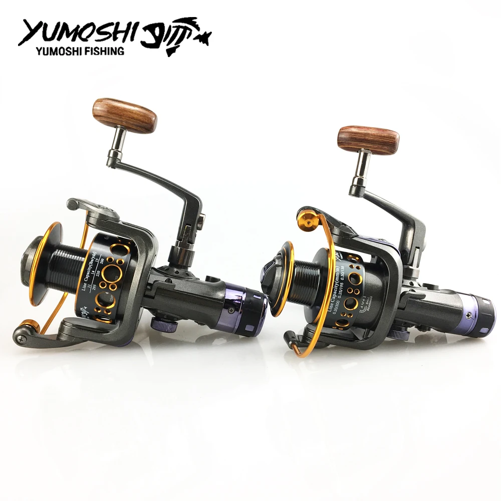 

New Double Brake Design Fishing Reel Super Strong Carp Fishing Feeder Spinning Reel Spinning wheel type 3000-6000 fishing reels