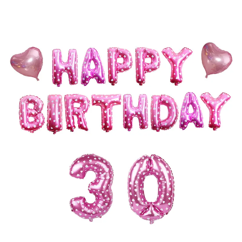 Воздушные шары с надписью на день рождения | Дом и сад