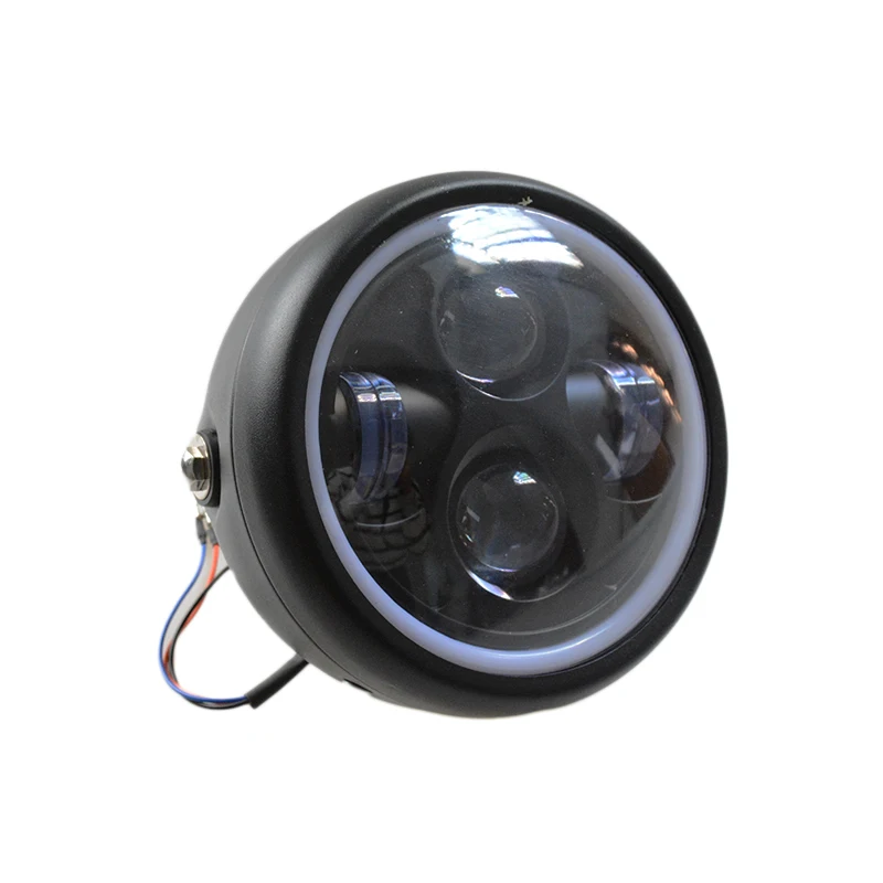 12В Светодиодная лампа с ангельским кольцом для мотоцикла Harley Sportster Cafe Racer Bobber|lamp