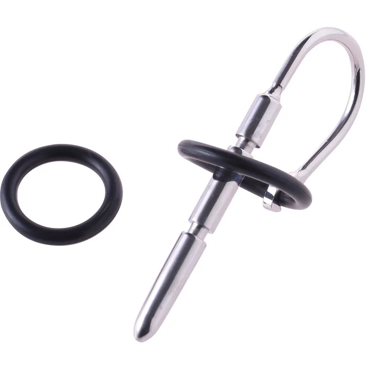 

steel urethral beads sound beaded Prince Albert Wand silicone cock ring penis plug insert sex toys