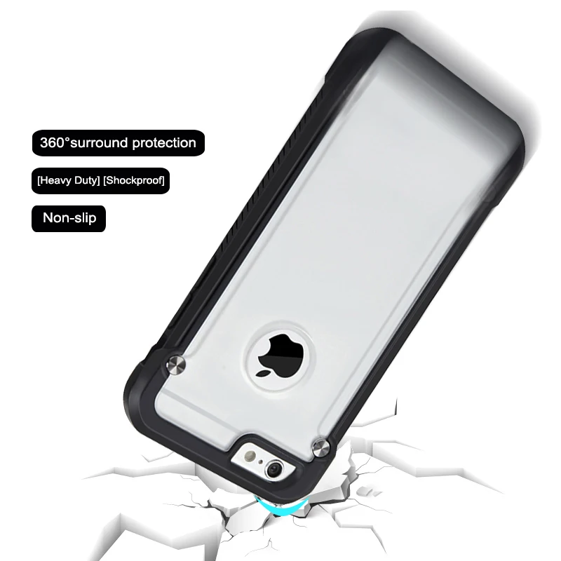 Для iPhone 6 Plus/6 S Plus 5 чехол для телефона [сверхмощный] Защита всего Края Гибридный