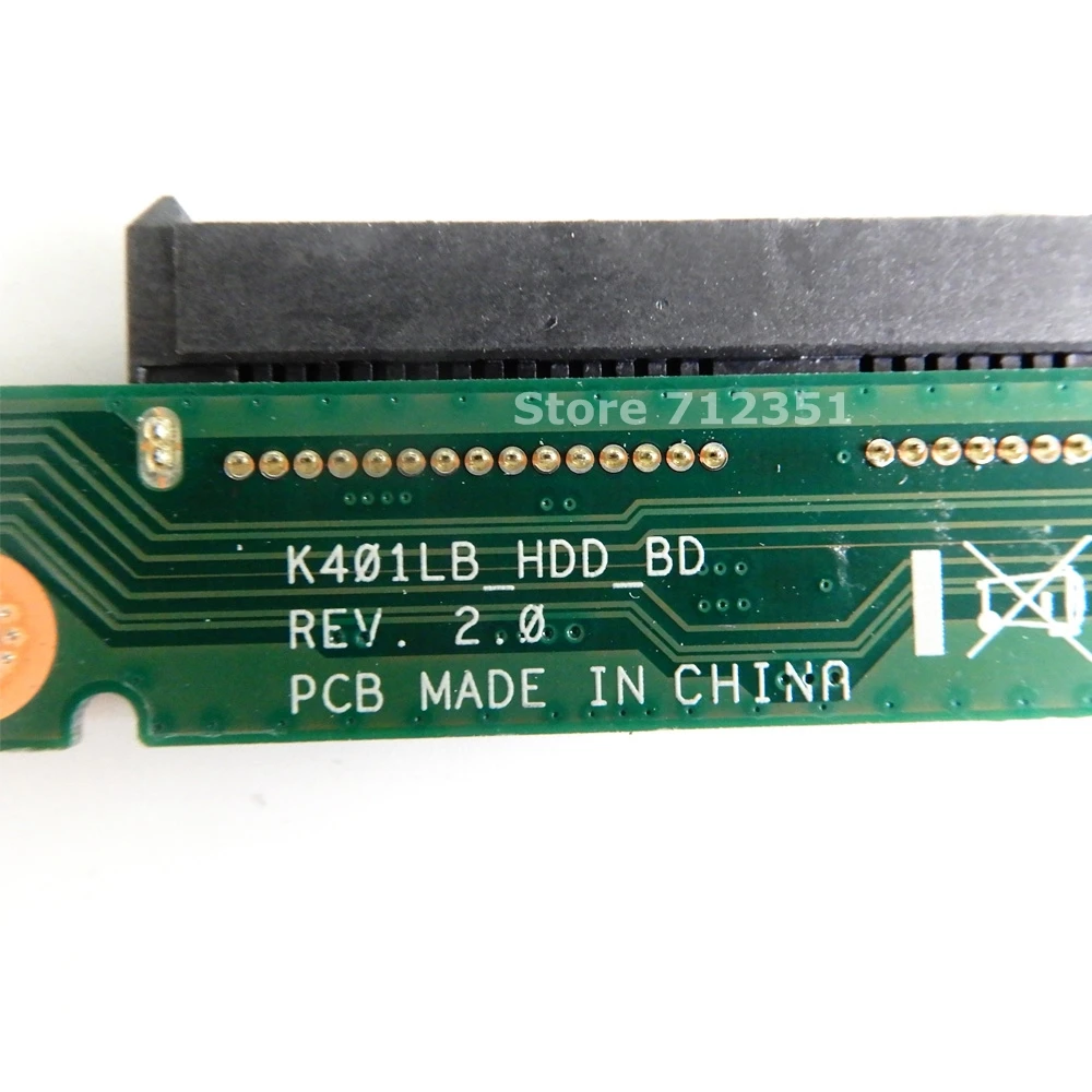 K401LB HDD_board REV2.0 для ASUS K401 K401L K401U K401UB материнская плата ноутбука HDD Тест ОК бесплатная