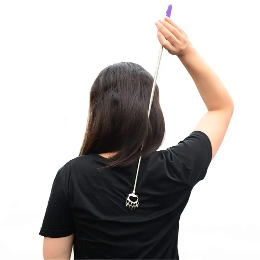 Телескопическая Когтеточка для спины Коготь медведя коготь зуд скребок с