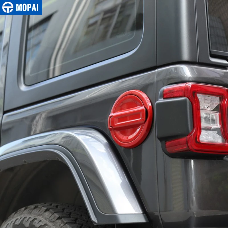 MOPAI автомобильные чехлы на бак для Jeep Wrangler JL+ автомобильные крышки на бензиновый бак наклейки на Jeep JL Wrangler аксессуары