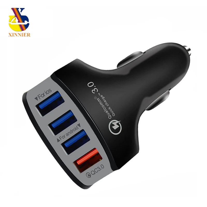 4 USB быстрое зарядное устройство 3 0 Автомобильное адаптер 7A QC3.0 турбо Быстрая