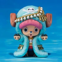 new one piece action figures anime cute tony tony chopper reindeer ornaments gift doll toys models pvc collection figurine wx262
