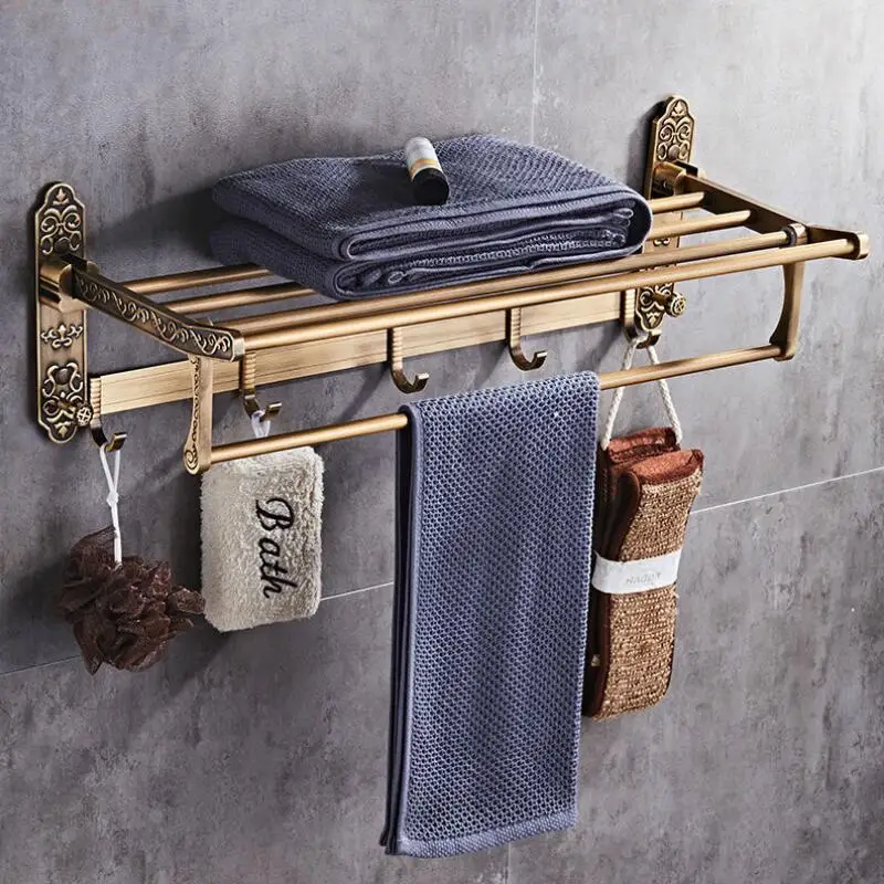 MAEBOW винтажный алюминиевый набор аксессуаров для ванной комнаты полка банных