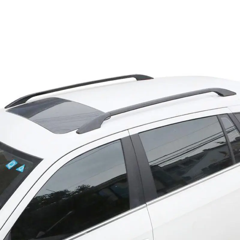Для Volkswagen polo 2009 2016 A пара алюминиевых направляющих для крепления на крышу из
