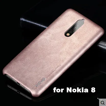 Х-уровневый Роскошный Ретро Чехол из искусственной кожи для Nokia 8 задняя крышка