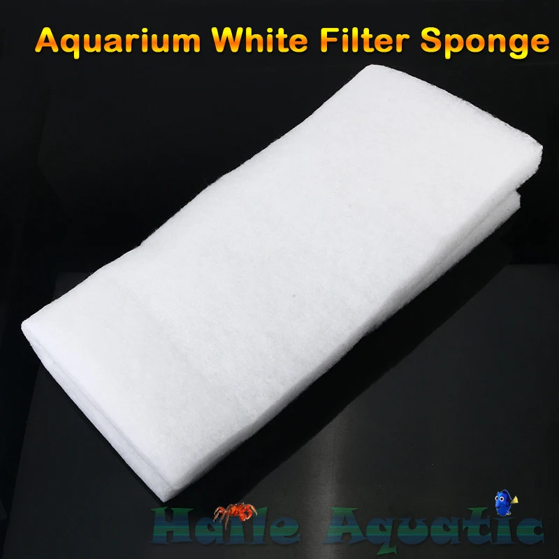 Haile Aquatic, новинка, прочный фильтр, губка, пена, подушечка, для аквариума, шерсть, для аквариума, пруд, отстойник, канистра, белая, моющаяся
