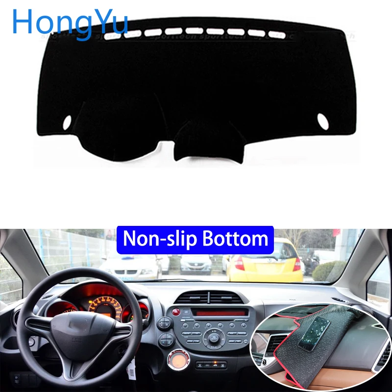 Нескользящие нижние крышки для Honda fit Jazz 2008 2013 коврик приборной панели