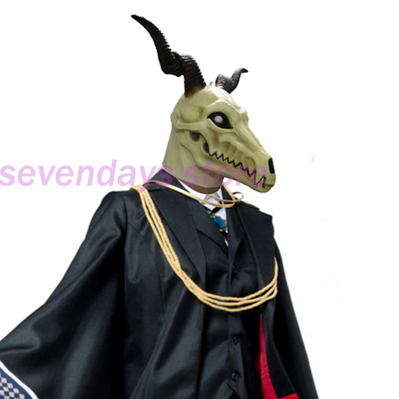 Новый аниме Mahoutsukai no Yome Косплей костюмы Маска Униформа Элиас японское старинная
