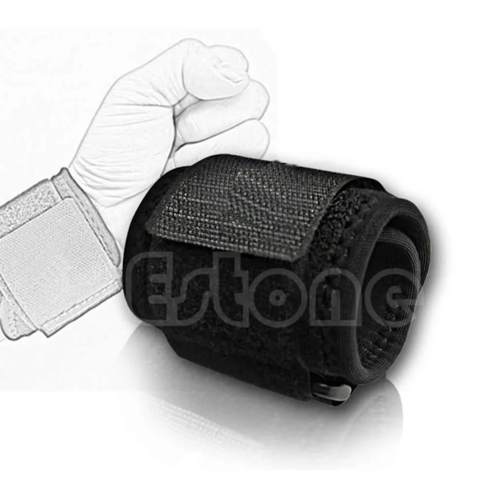 Регулируемый спортивный браслет бандаж для запястья поддерживающий ремешок