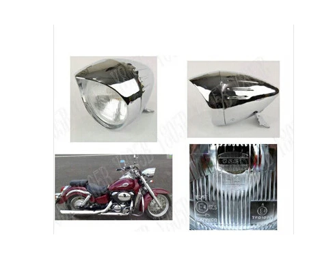 Хромированная мотоциклетная фара для Yamaha V Star 400 650 1100 1300 Virago Xv 250 535 750 Road Chopper Cruisers H