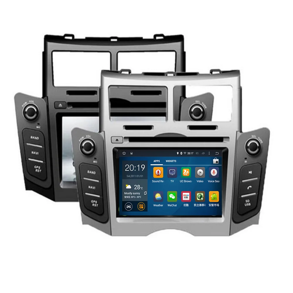 Android 10 Восьмиядерный (восемь ядер) PX5 автомобильный dvd-плеер для TOYOTA YARIS 2005-2012 IPS GPS