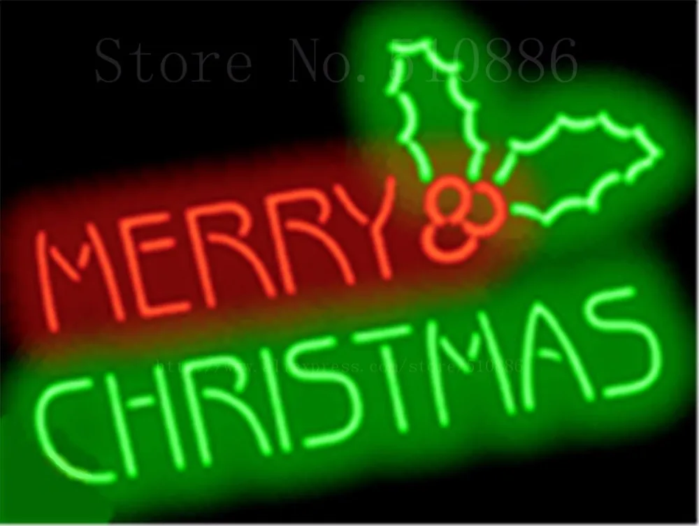 Неоновая вывеска с надписью &quotMerry Christmas&quot 17*14 дюймов|Неоновые лампы и трубки| |