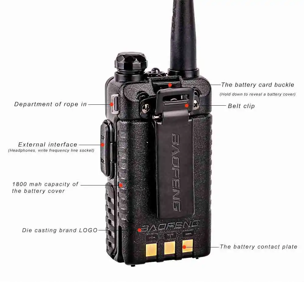Горячая 2 шт ptt UV-5R baofeng гарнитура HT radio hf vhf морской cb радио Мобильный портативный двухсторонний цифровой 1 пара рация uv 5r