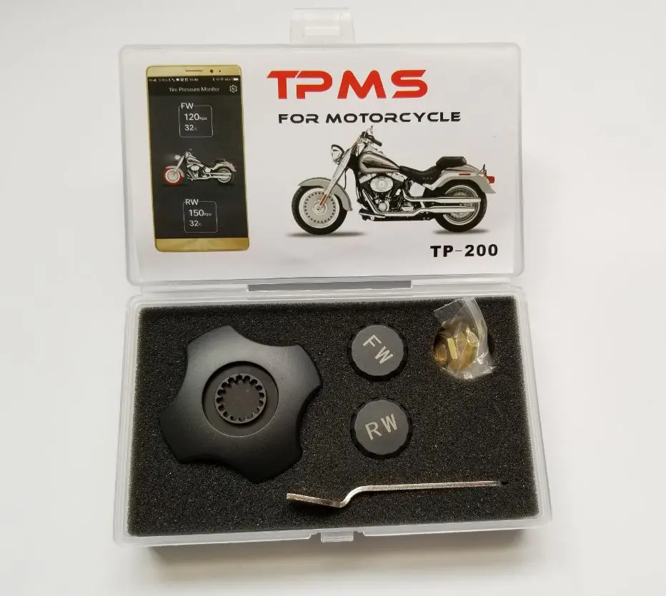 Беспроводная система мониторинга давления в шинах для мотоцикла контроля TPMS