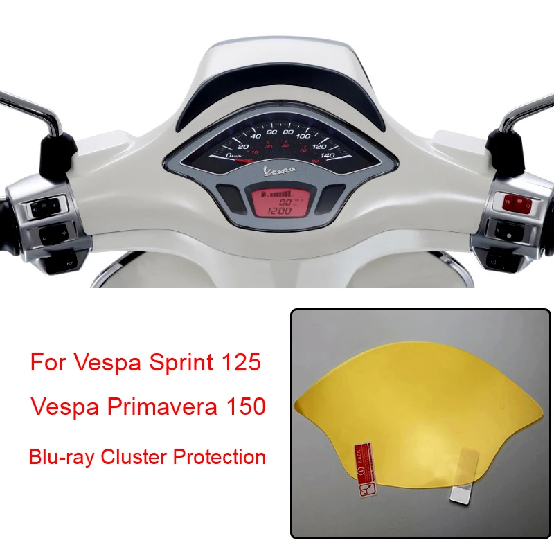 Защита от царапин для мотоцикла Vespa Primavera 150 защитная пленка Blu Ray Sprint 125|Наклейки и