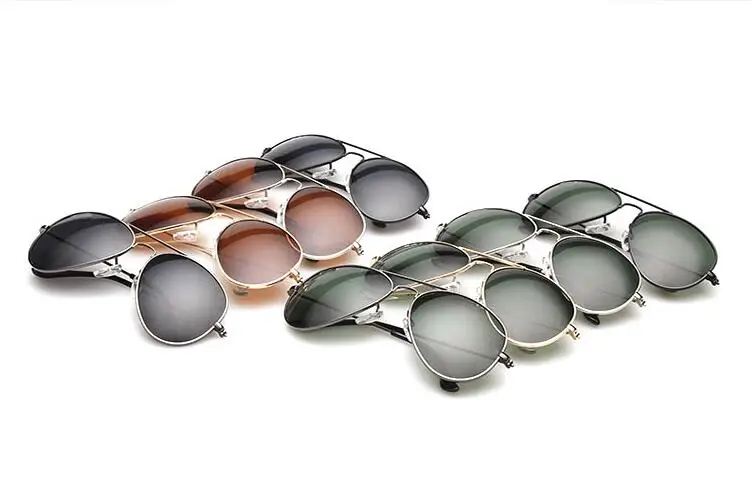 Солнцезащитные очки-авиаторы мужские и женские поляризационные с зеркальными