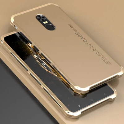 Чехол s для Xiaomi Redmi Note 4X, чехол, жесткая задняя крышка, металлический бампер, деловой чехол, чехол для телефона Redmi Note 4 X Note4X, металлический корпус - Цвет: gold