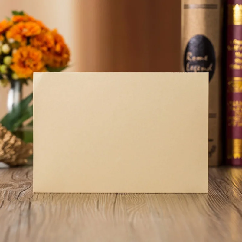 1 шт. золотисто красный цвет роскошная Цветочная Свадебная пригласительная