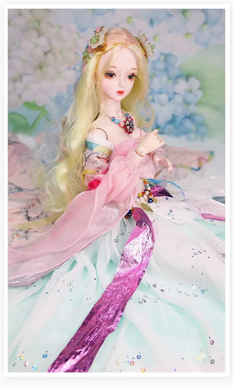 BJD куклы 60 см/22 дюйма Реалистичные модные куклы для девочек 26 суставов ручной работы 1/3 с одеждой парики обувь Макияж Красота игрушки для девочек