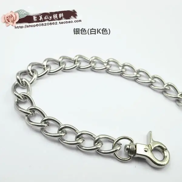 Бесплатная доставка Высокое качество Сумочка с металлической цепочкой ремень diy