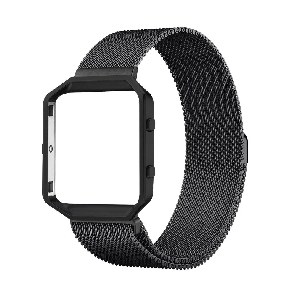 23 мм Магнитная застежка Milanese Loop Нержавеющая сталь часы ремешок для fitbit Блейз
