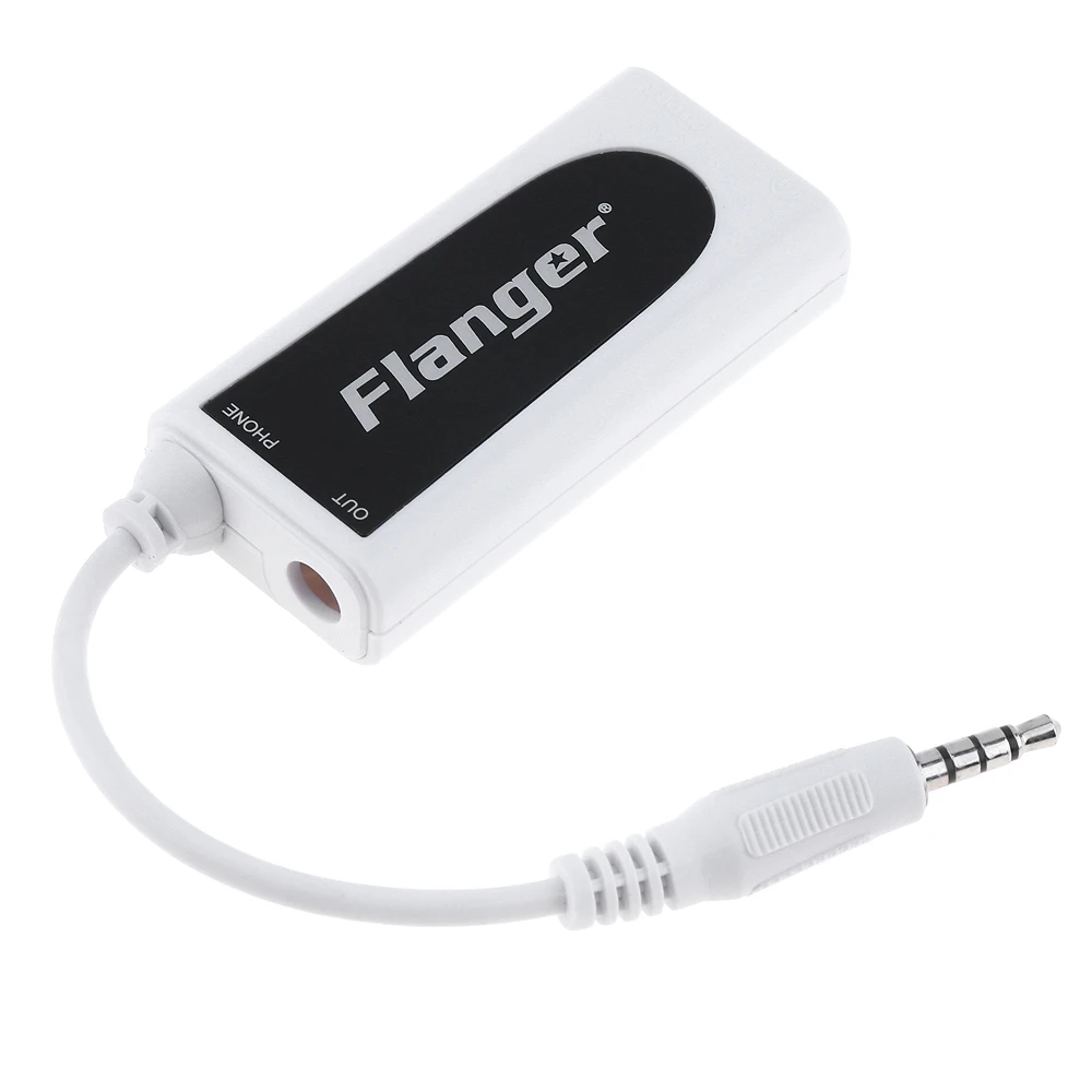 Разъем для подключения к смартфону Flanger 3 5 мм бас гитара на выход эффект