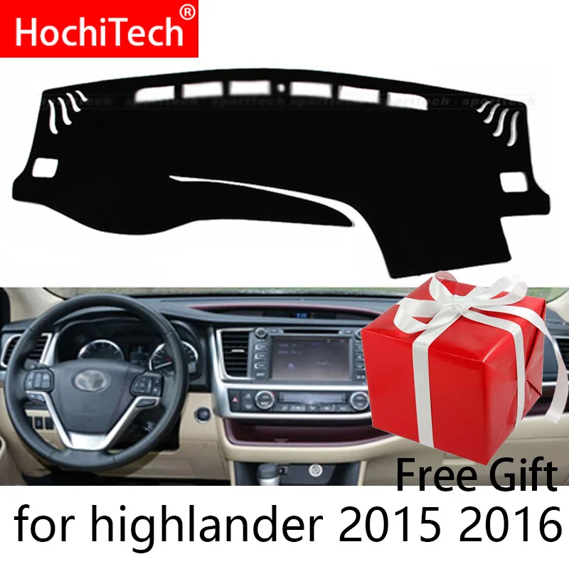 Чехлы на приборную панель автомобиля для Toyota Highlander 2015 2016 правый и левый руль |