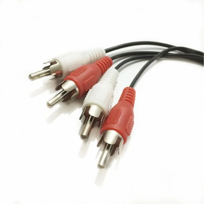 Кабель KEITHNICO 1 2 M RCA на Папа папа кабель для ТВ DVD аудио видео AV|Кабели VGA| |