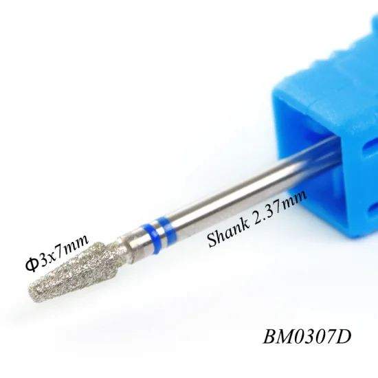 BM0307D STZ, 1 шт., фреза для маникюра, алмазные сверла для ногтей, твердосплавные фрезы, для удаления УФ-геля, полировки ногтей, инструменты#056-1 - Цвет: BM0307D