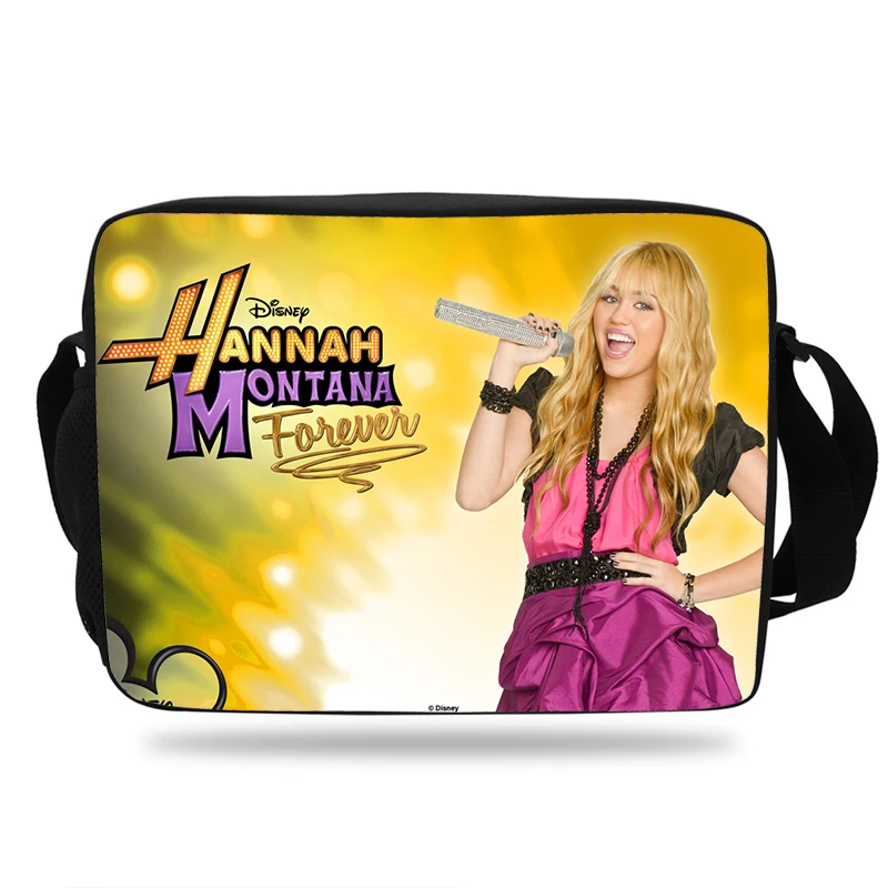 Сумка мессенджер Hannah Монтана Super Star Женская с 3D принтом через плечо школьная