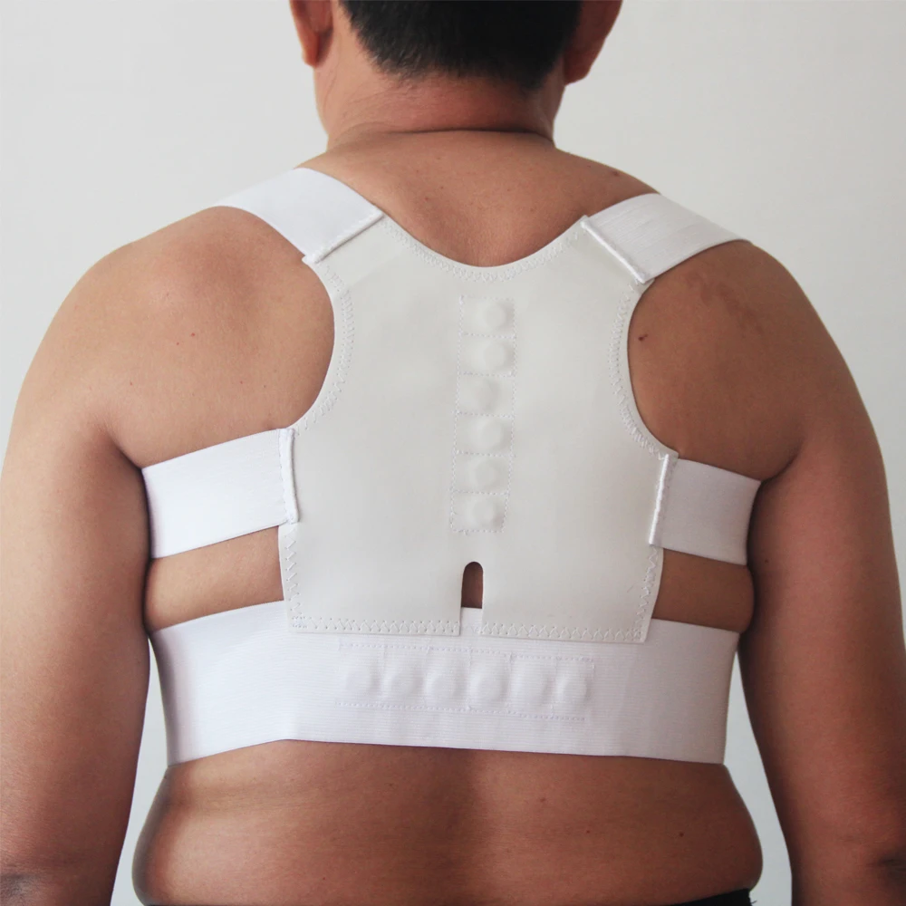 Магнитный корсет для коррекции осанки женский и мужской поддерживающий спины