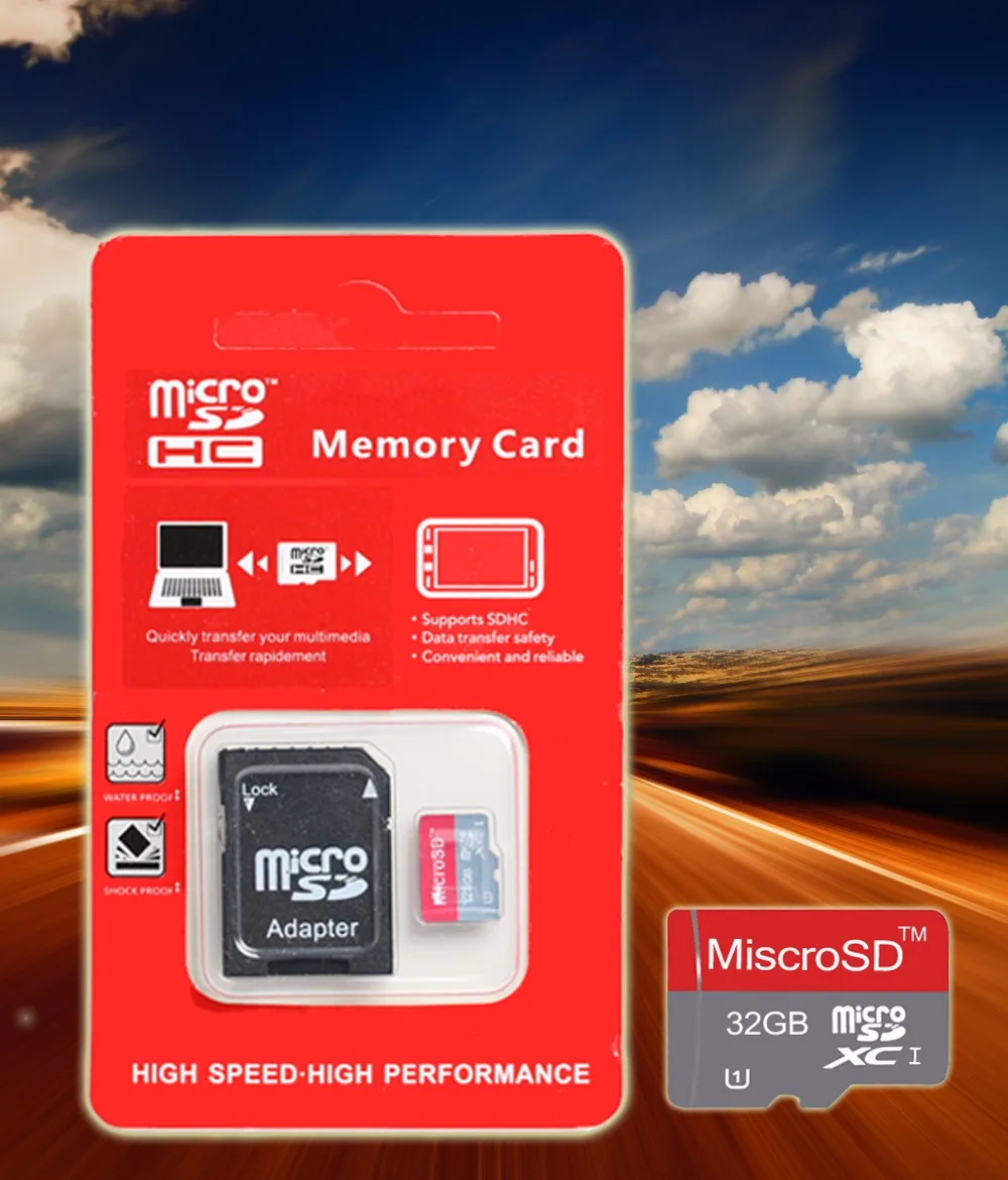 Карта Micro Sd 32 ГБ 16 ГБ/64 ГБ/128 ГБ/8 Класс 10 Карты Памяти для Смартфонов + Card reader|memory card