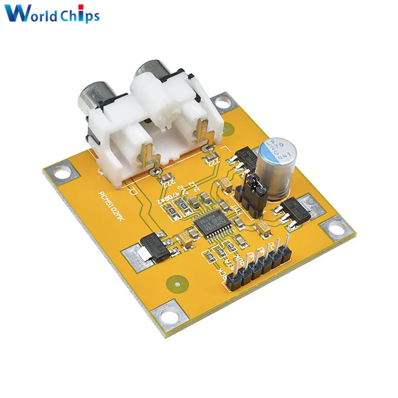 Декодер diymore PCM5102 DAC I2S плеер собранная плата 32 бит 384K Beyond ES9023 PCM1794 Модуль платы