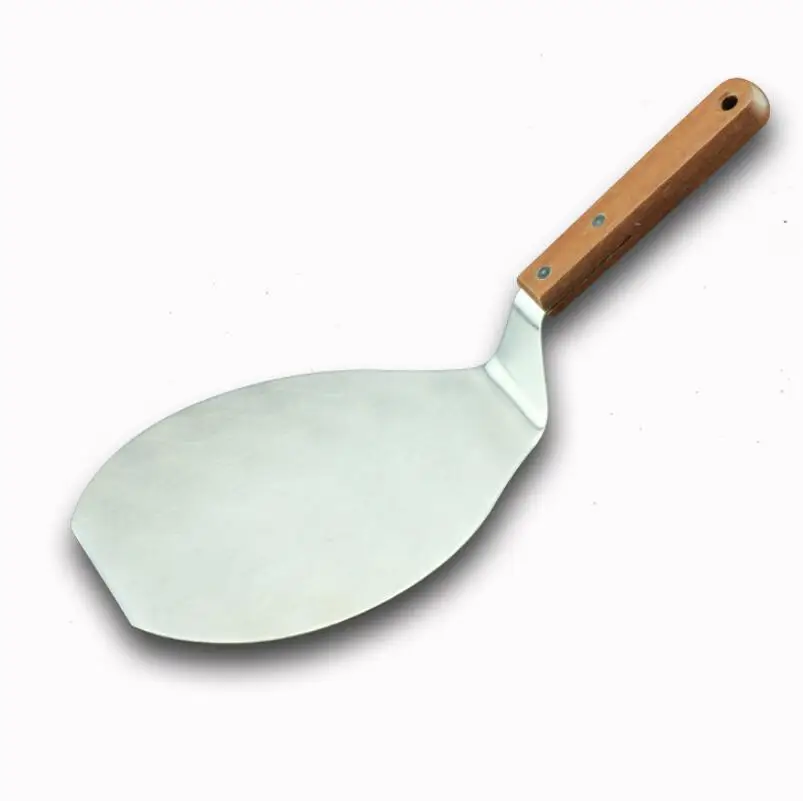 Деревянная ручка подъемник торта из нержавеющей стали сервер пиццы шпатель для печенья большая лопатка для пиццы инструмент для выпечки ак...