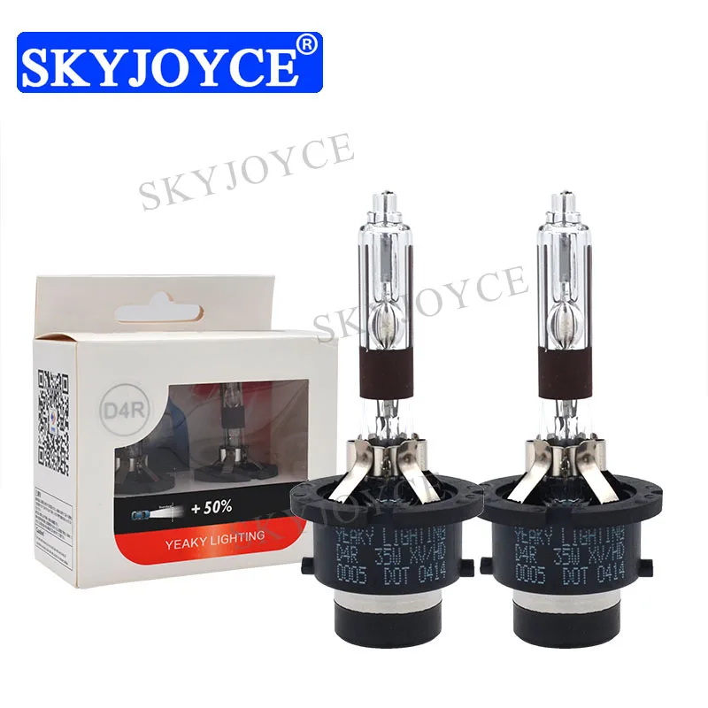 Оригинальный набор ламп SKYJOYCE 35 Вт Yeaky D2S D4S HID лампа 12 В 4500 к 5500 6500 D2R D4R для yaky