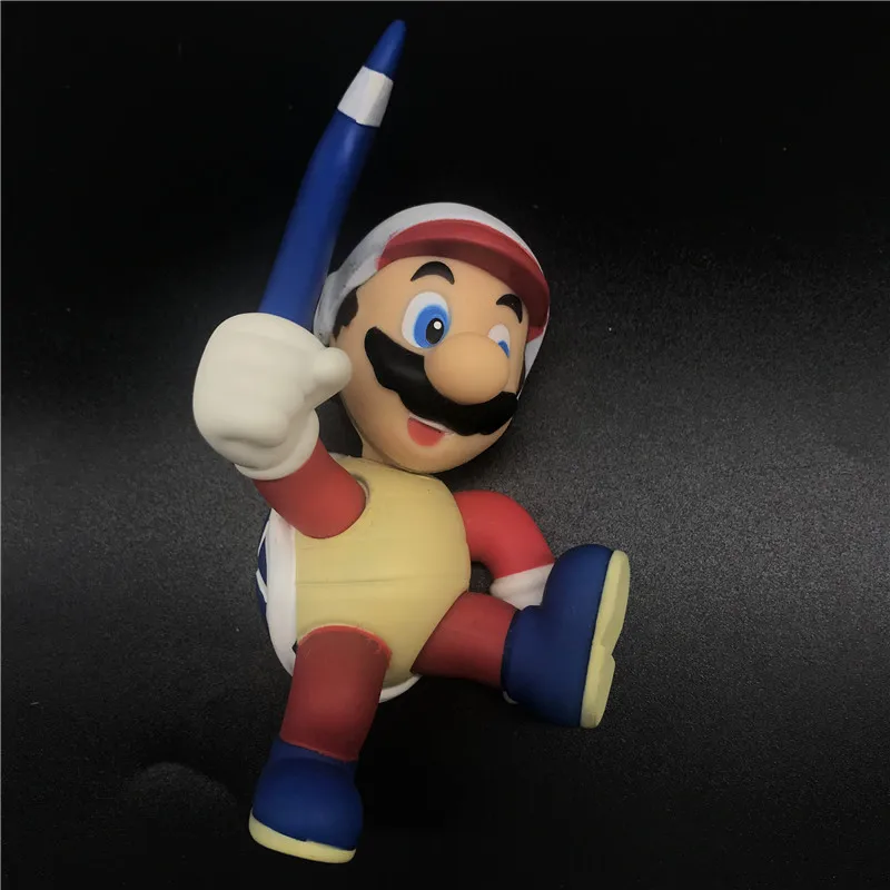 1 AOSST 13 см Супер Марио куклы игрушки Аниме Mario Bros Боузер Луиджи Купа гриб персик Одиссея ПВХ фигурка модель куклы игрушка - Цвет: 1