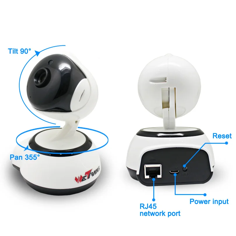 Wetrans с поддержкой Wi Fi IP Камера 720 P HD P2P Беспроводной умная радионяня облачным